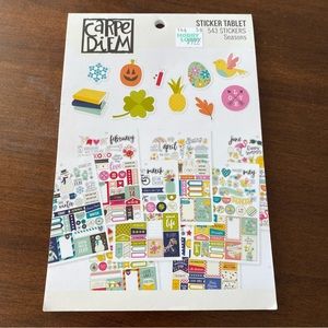 Carpe Diem Seasons Sticker Book